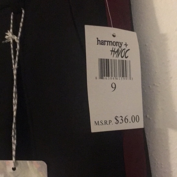 Harmony + HAVOC Tapered Slacks Size 9 NWT - Picture 9 of 15